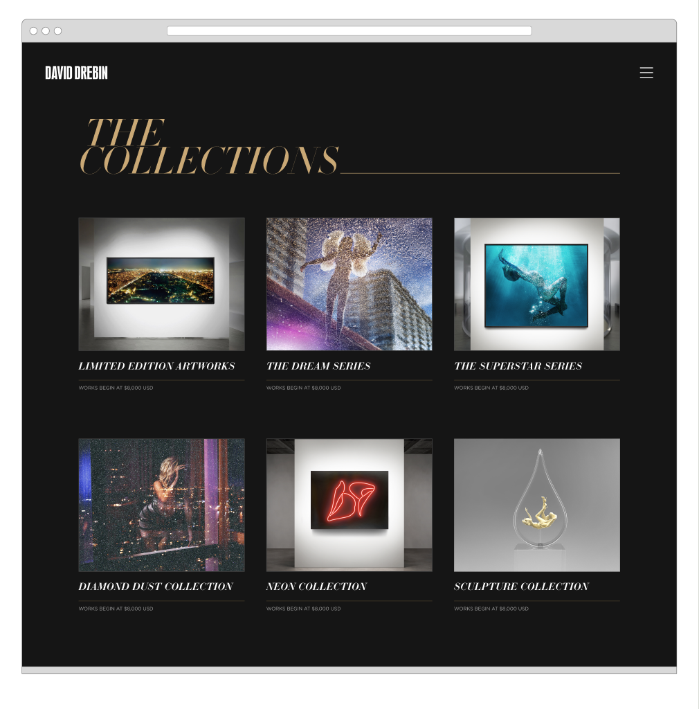 Collections grid